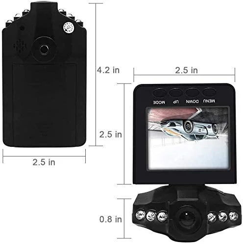 2.5″ Wide Angle Car Dash Cam